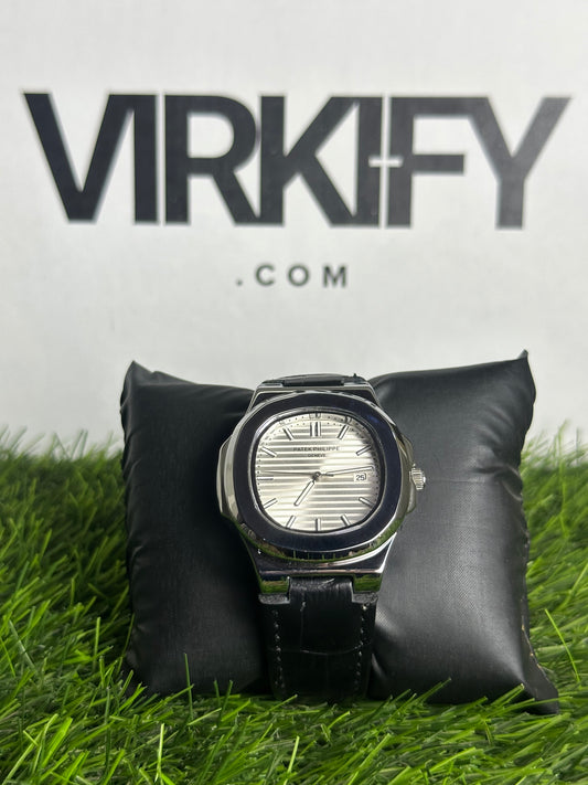 PP Old Money Watch | Calatrava Cross Lock Leather Strap