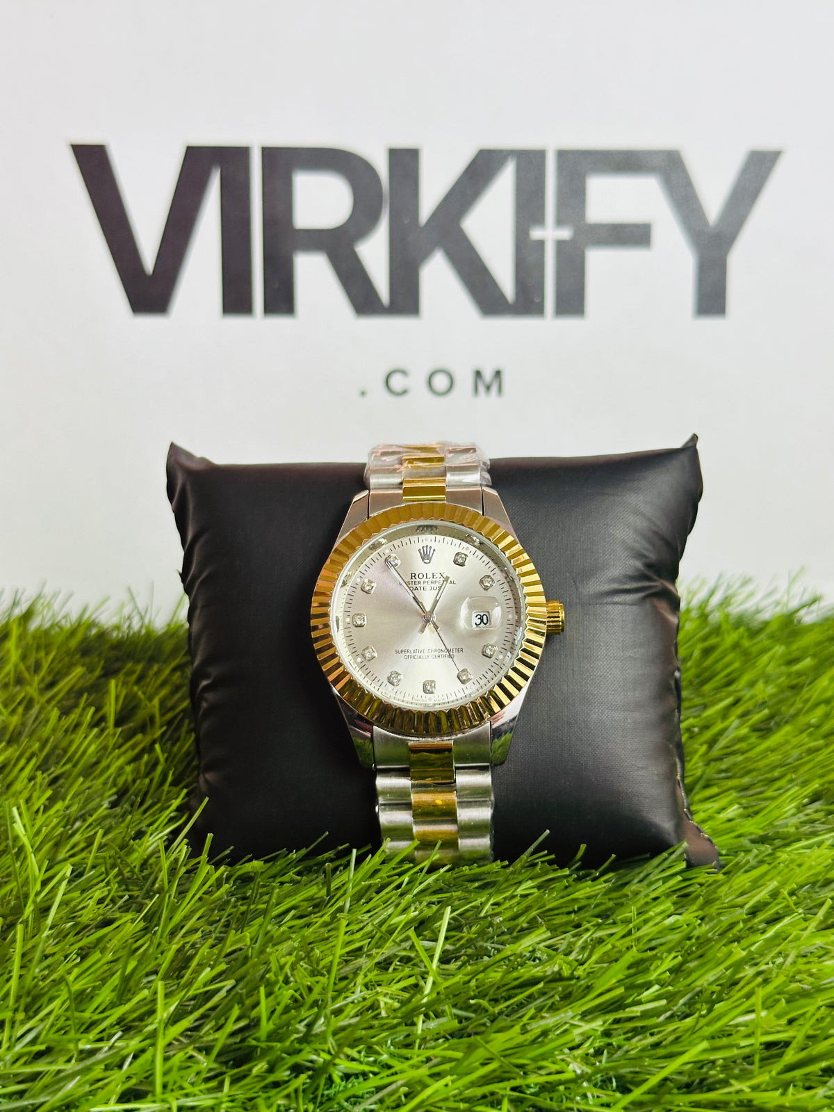 Prestige Dual-Tone Watch — Diamond Accents & Presidential Bracelet